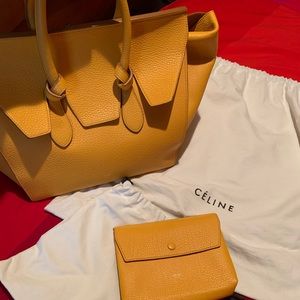 Celine tie knot bag with mini bag inside